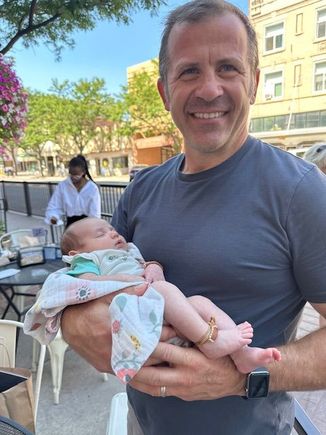 We ran into friends at the brewery and got to hold their six week old baby. She’s quite cute. One of my sisters asked if we were ready for grandkids. My answer: F-ck no! But it’s fun to see friends with babies. 