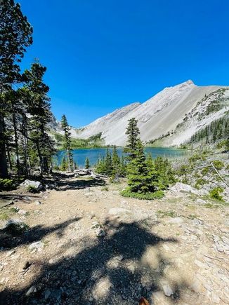Our Lake in the Rocky Mountain Front outside Choteau, MT.