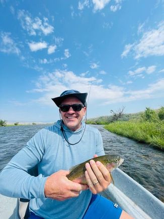 Nathan with his rainbow. 