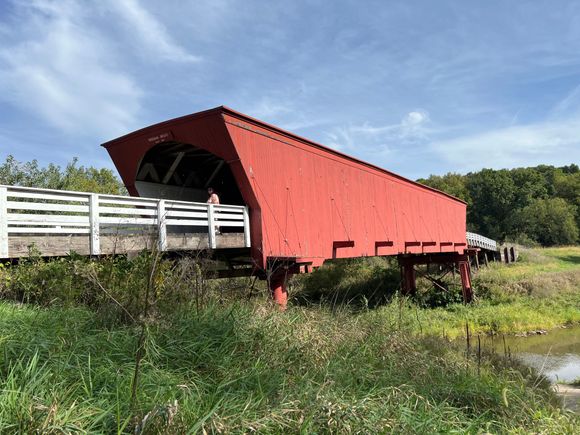 Roseman covered bridge.
