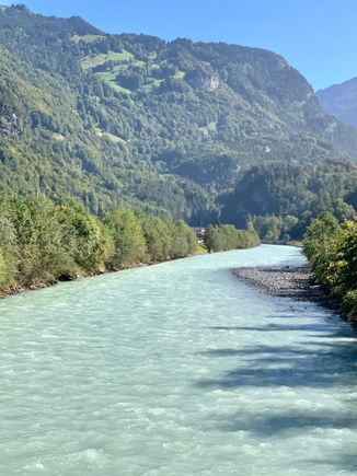 The water is so clear