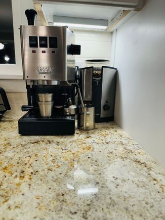 Love this. We use Stumptown HollerMountain beans and oat milk (I don’t like dairy). 