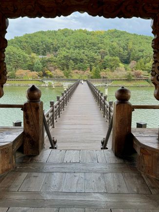 Andong - Longest wooden bridge in Korea