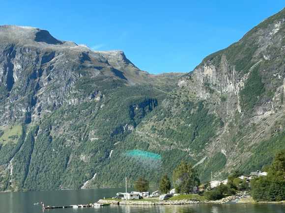 Leaving Geiranger