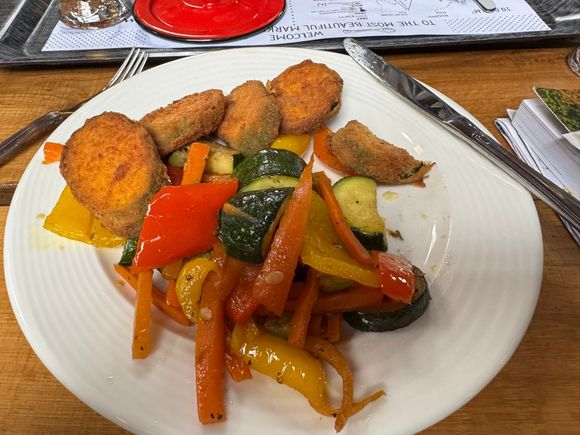 My lunch - I forgot exactly what I ordered but I think it's a vegetarian dish