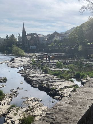 Dee River promenade into Llangollen 