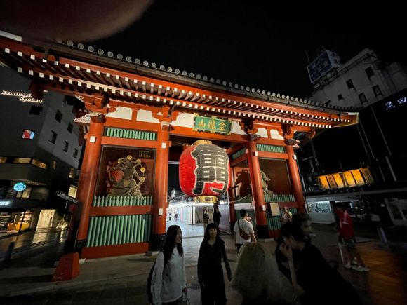 Picture of the Kaminarimon Gate, which is right off of...Kaminarimon St!  Coincidence?  Which came first the gate of the chicken