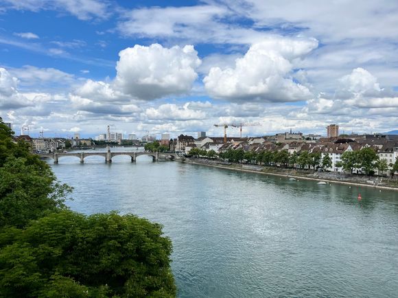 Beautiful view from the Cathedral Pflaz (terrace)