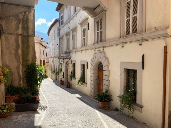 Typical street in Trevi