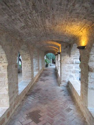 Walkway around the pond