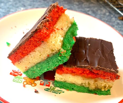 Tri Color Neopolitan Bars