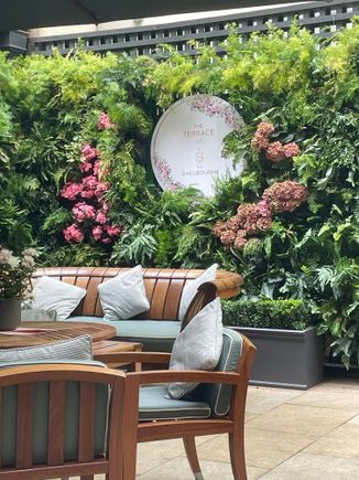 The Champagne terrace