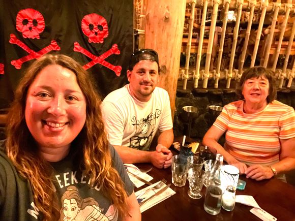 Lunch at Capt Jack’s, as in Jack Sparrow from Prates of the Caribbean 