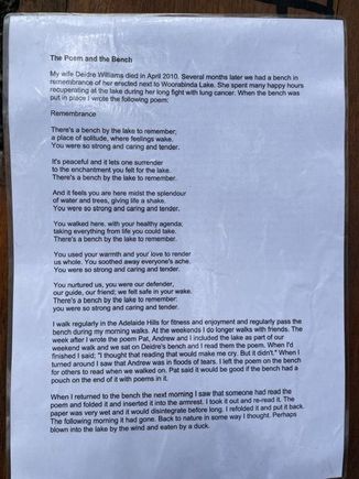 The original poem ….continued …