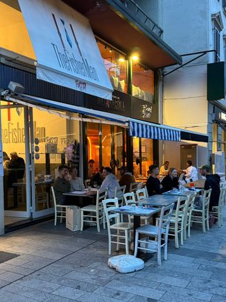 The FisherMan's Pasta in Brera, where we had dinner one evening. Very good food and inexpensive. 