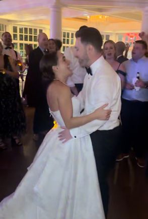 Dancing - sorry for poor quality - had to crop from a video. 