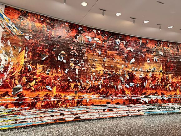 Mark Bradford's "Pickett's Charge"