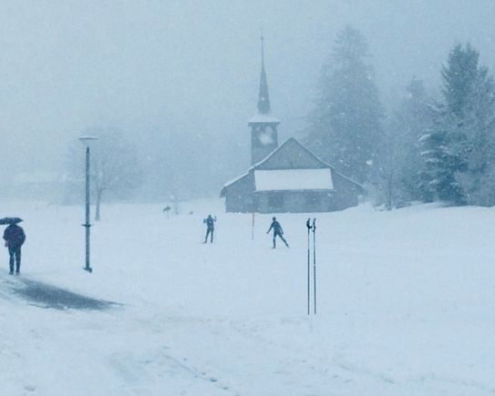 For the third Sunday in Advent. This is actually one of my favorite winter photos. There was a heavy wet snowfall and I could barely see to take a photo. I was using my old iPhone 4. The picture didn't come out like a photo at all, more like a drawing from the 1960s or 1970s. 