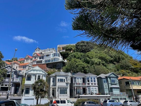 Homes along the Wellington waterfront