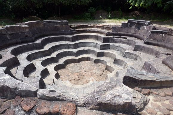 Lotus Pond, restored - beautiful shape! 