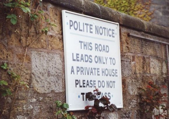 Every time I see this I read "Police" - but nope - its 'Polite' :)