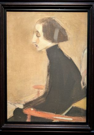 The Albertina - The Seamstress by Helen Schjerfbeck