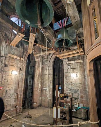 We had the chance to ring the bells, too.