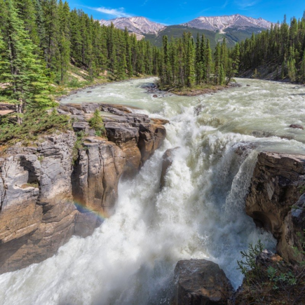 One of the many waterfalls 