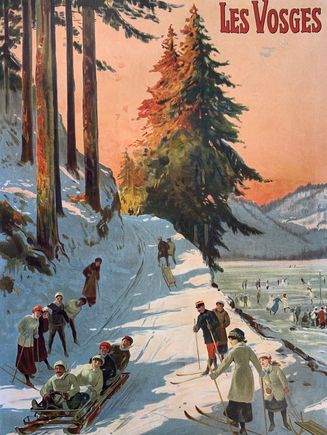 
This was featured last month in the window of a vintage poster store on the Blvd Saint-Germain in Paris, a short walk from the Solférino metro stop.  