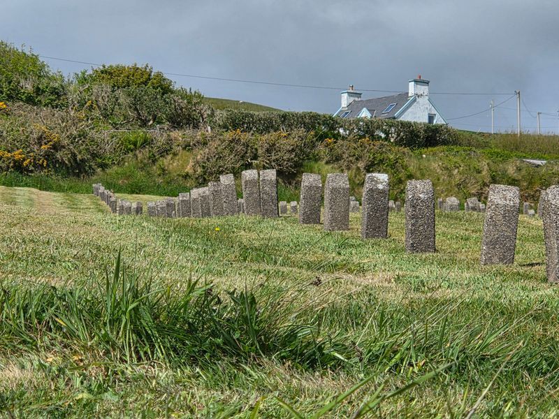 Famine gravestones
