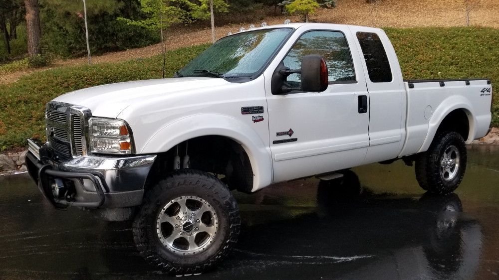 2002 Ford F-350 Super Duty - 2002 Ford F350 7.3 Diesel Supercab Short Bed 4x4 - Used - VIN 1FTSX31F02EC09575 - 254,500 Miles - 8 cyl - 4WD - Automatic - Truck - White - Grass Valley, CA 95945, United States