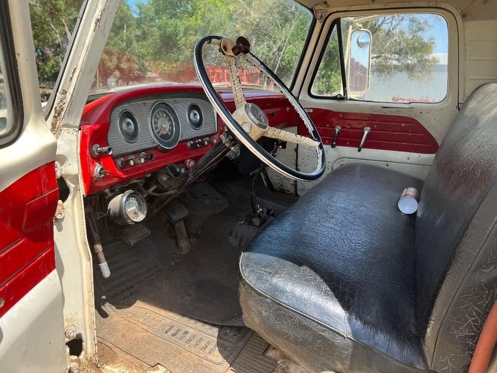 1963 Ford F-350 - 1963 Ford N602 3-ton grain truck - Used - VIN N60DU371727 - 40,000 Miles - 8 cyl - 2WD - Manual - Truck - White - Wilsey, KS 66873, United States