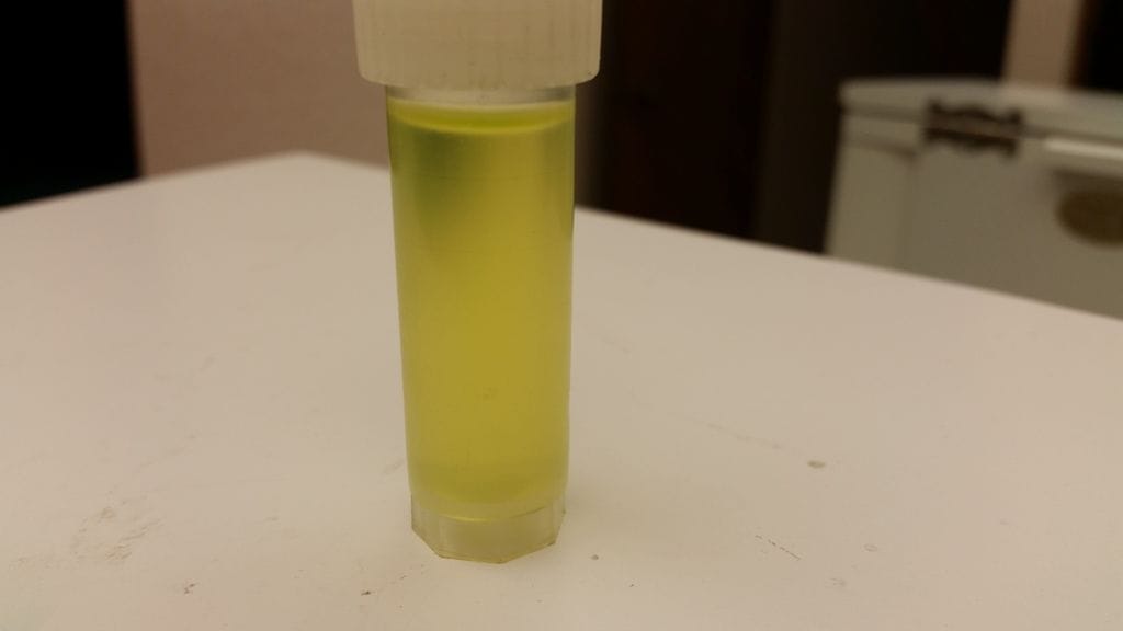 accidentally mixed orange and green coolant