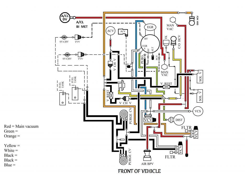 1992 Ford f150 vacuum routing #5