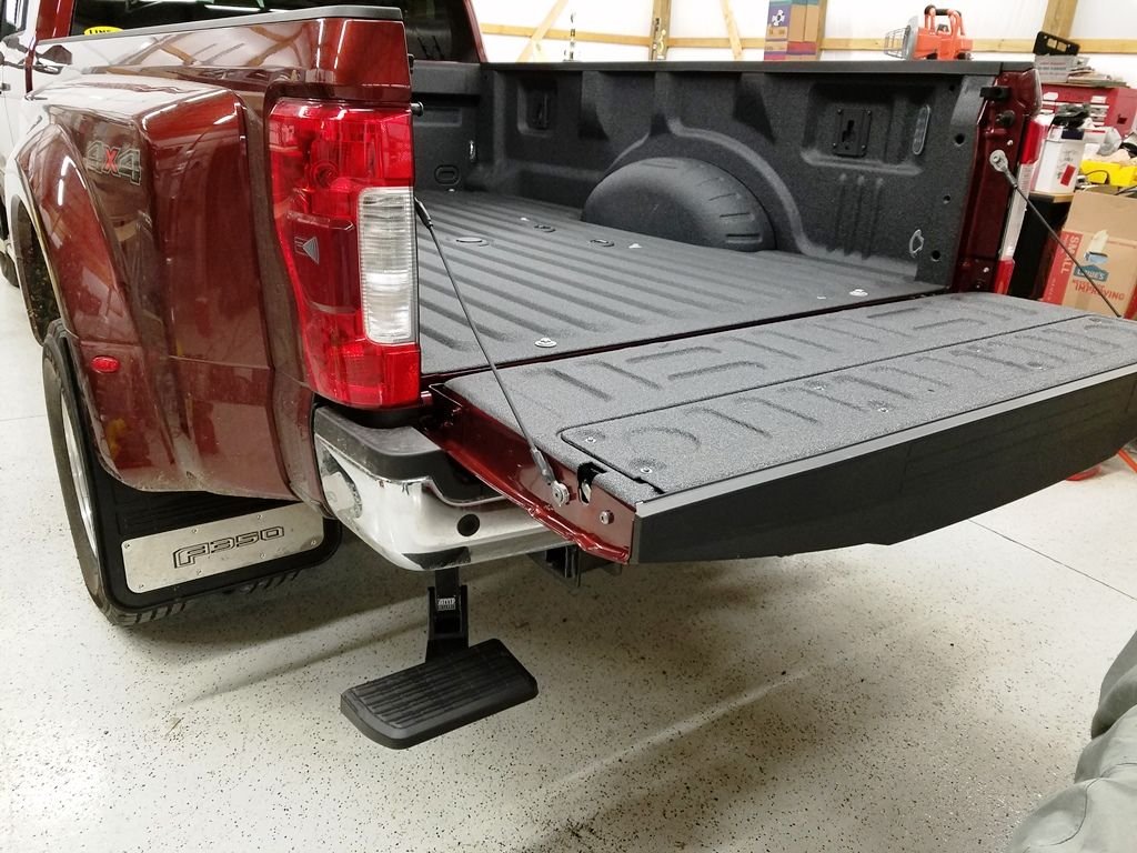 Side step for bed access f250 for CCSB KR Ford Truck Enthusiasts Forums