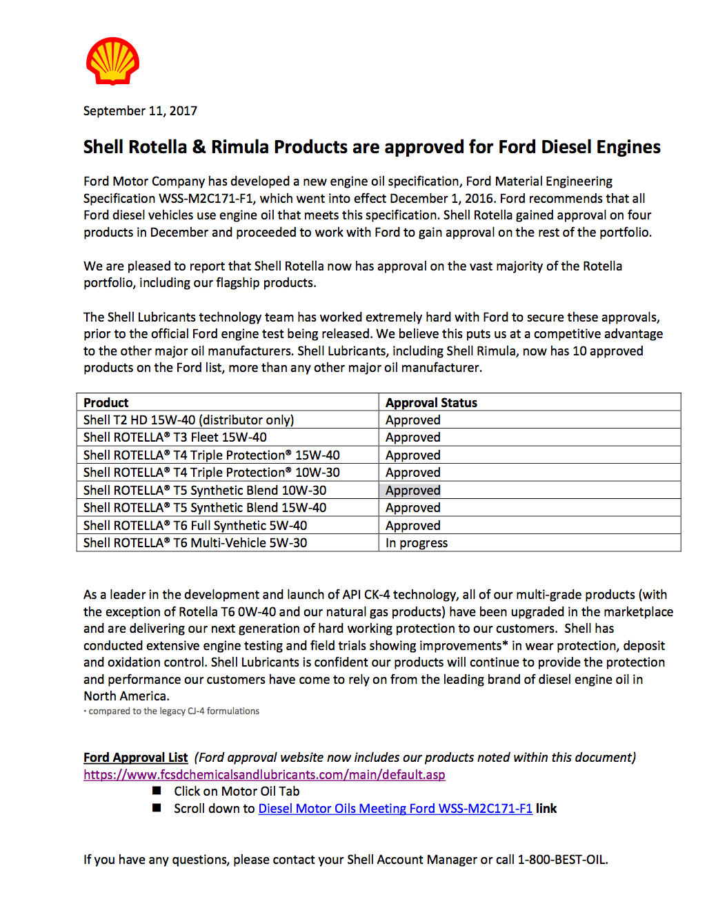 Rotella T6 Now Approved For The 6 7 Ford Truck Enthusiasts Forums