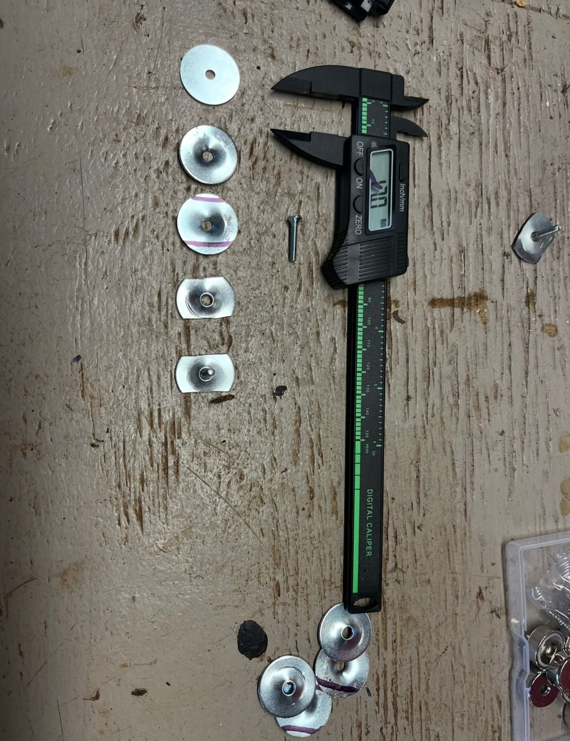 Start to finish. I crazed glued the bolts to the washers to make it easier to tighten them. 