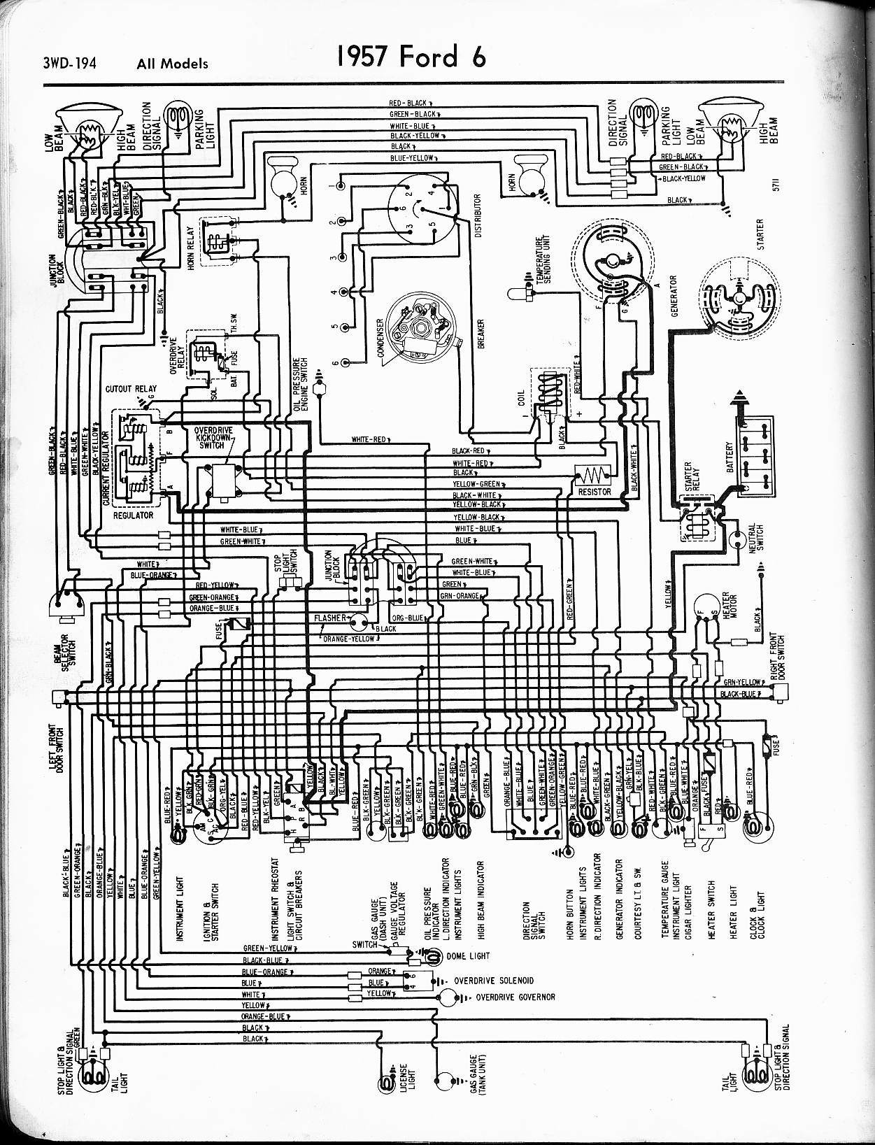 1957 Ford Truck Wiring Diagram