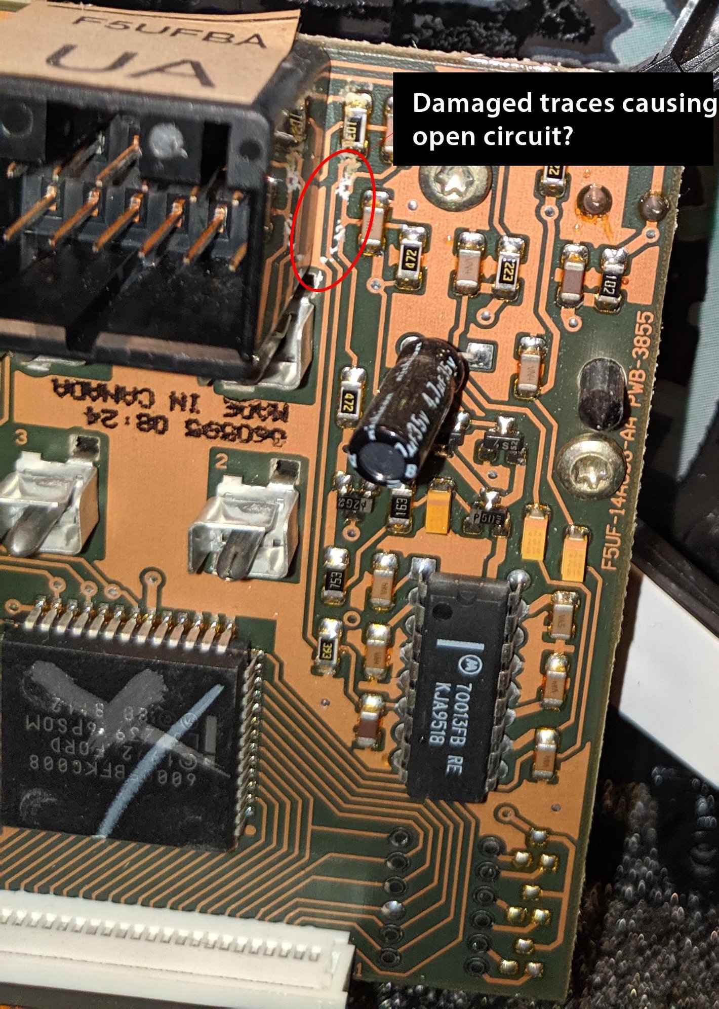 1995 E150 Code 452 “Open speed sensor circuit” diagnosis help (PSOM