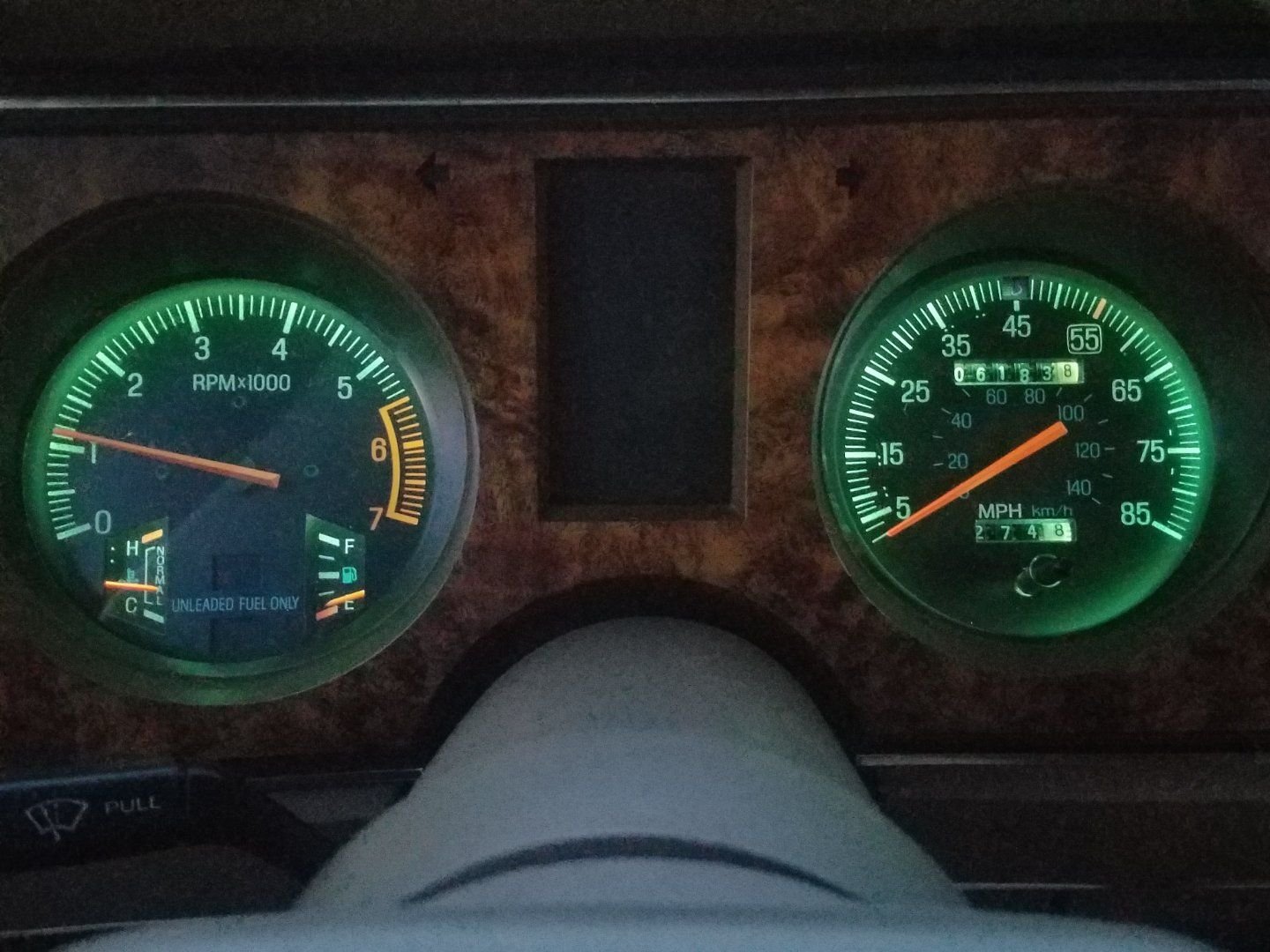 OEM incandescent bulbs.