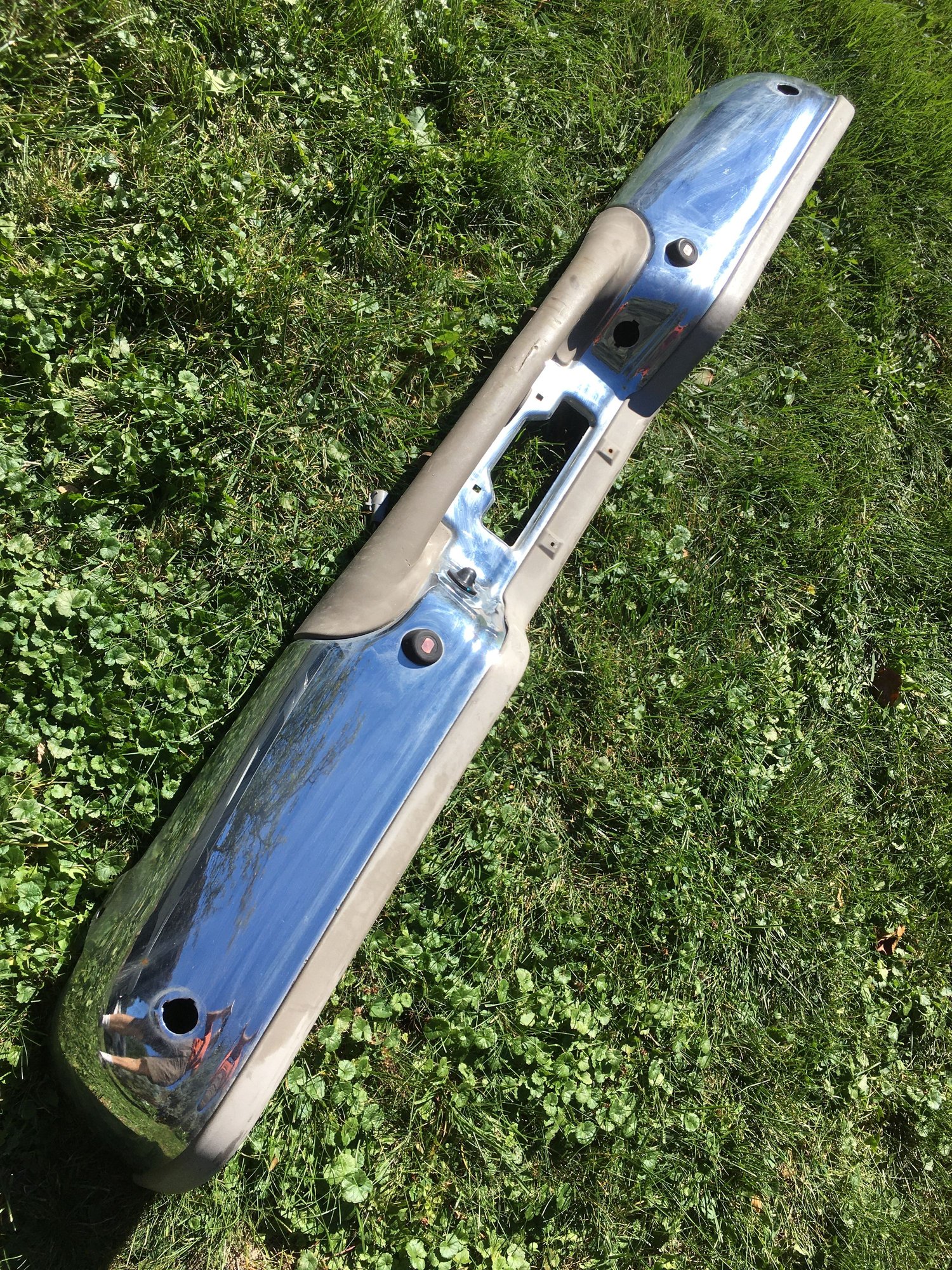 2001 Ford Excursion - Factory rear bumper with backup sensor holes (2 sensors and harness) - Exterior Body Parts - $400 - Milwaukee, WI 53213, United States