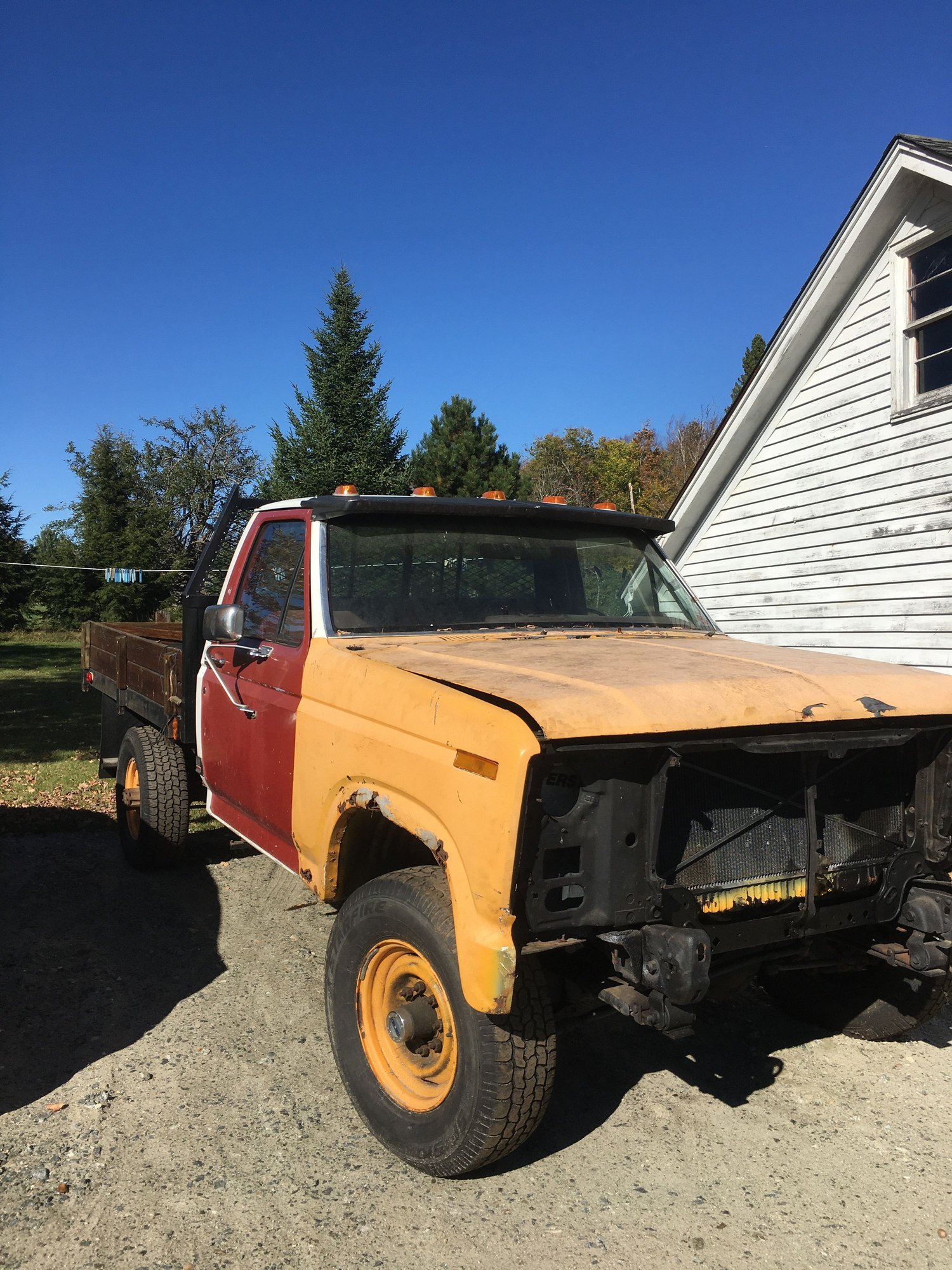 1986 Ford F-250 - Project / Parts / Repair - '86 F250 - 6.9 Diesel 4wd 4speed Hi/Lo new cab dump bed, many extra parts - Used - VIN 2FTHF2610GCB25077 - 230,000 Miles - 8 cyl - 4WD - Manual - Truck - Yellow - Heath, MA 01346, United States