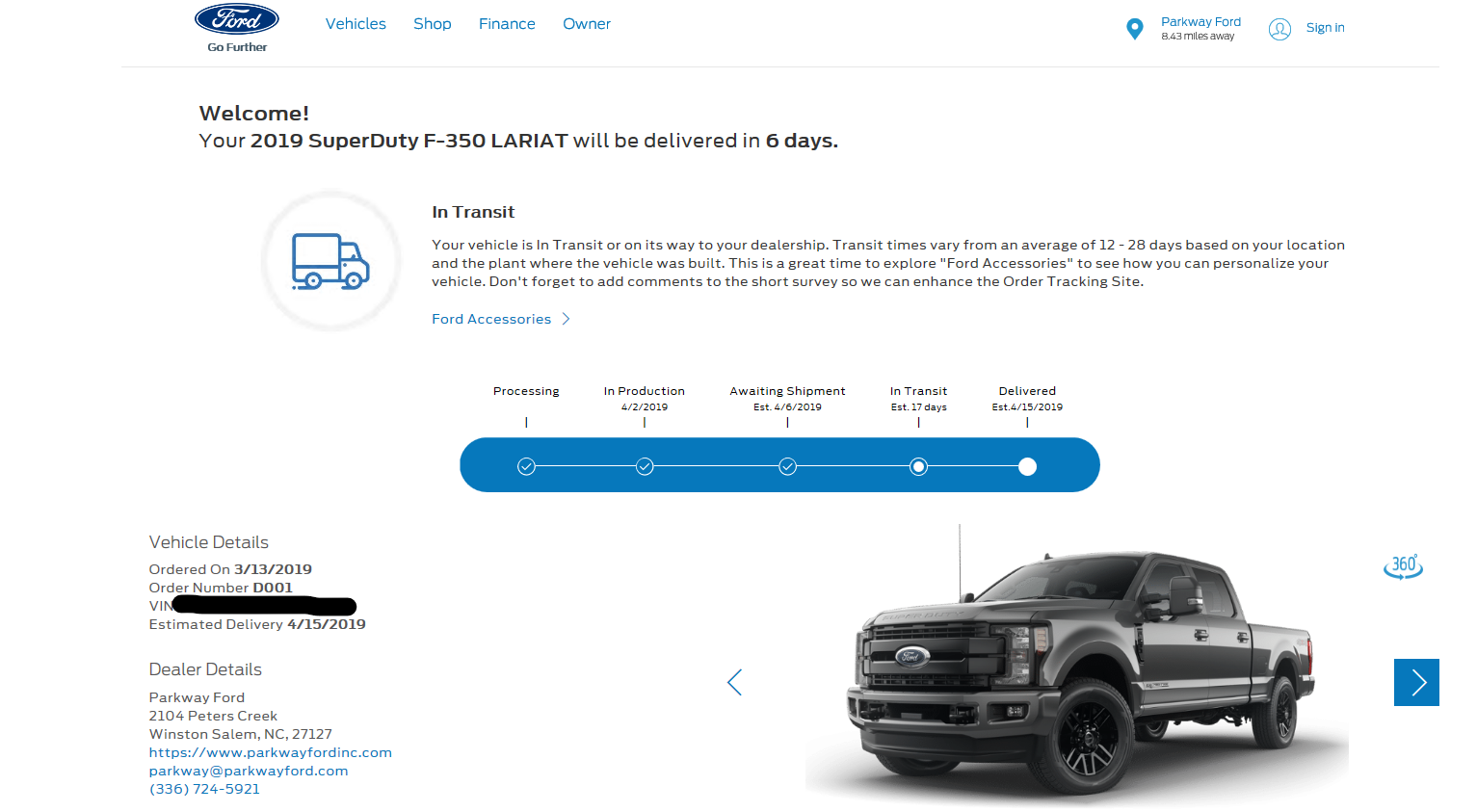 Ford Order Tracking Needs a lot of work Ford Truck Enthusiasts Forums Ford Order Tracking Needs a lot of work Ford Truck Enthusiasts Forums