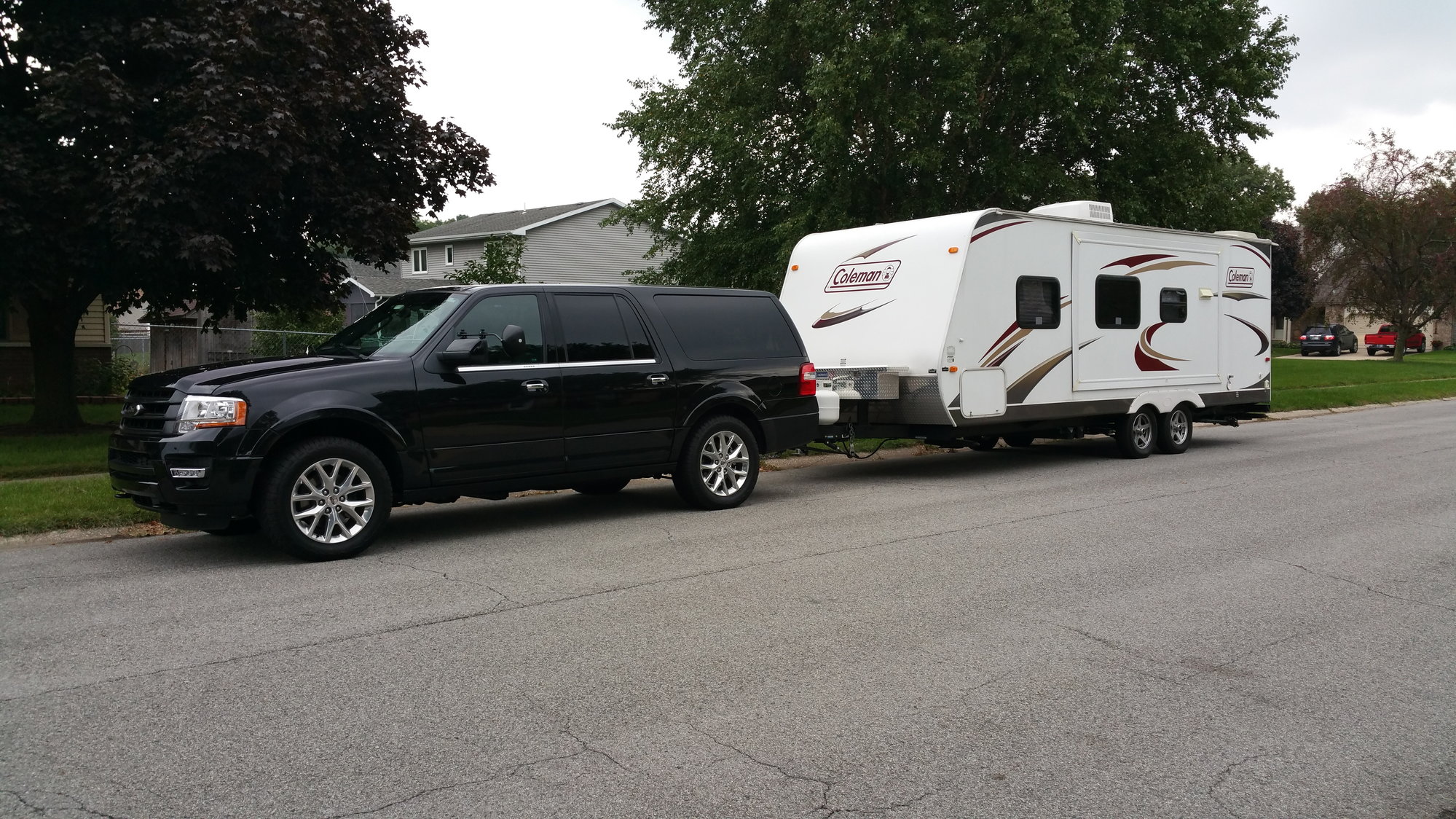 towing travel trailer with ford expedition