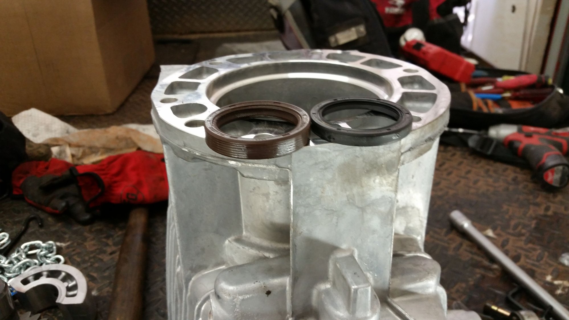 Replacing the zf6 tail housing. Ford Truck Enthusiasts Forums