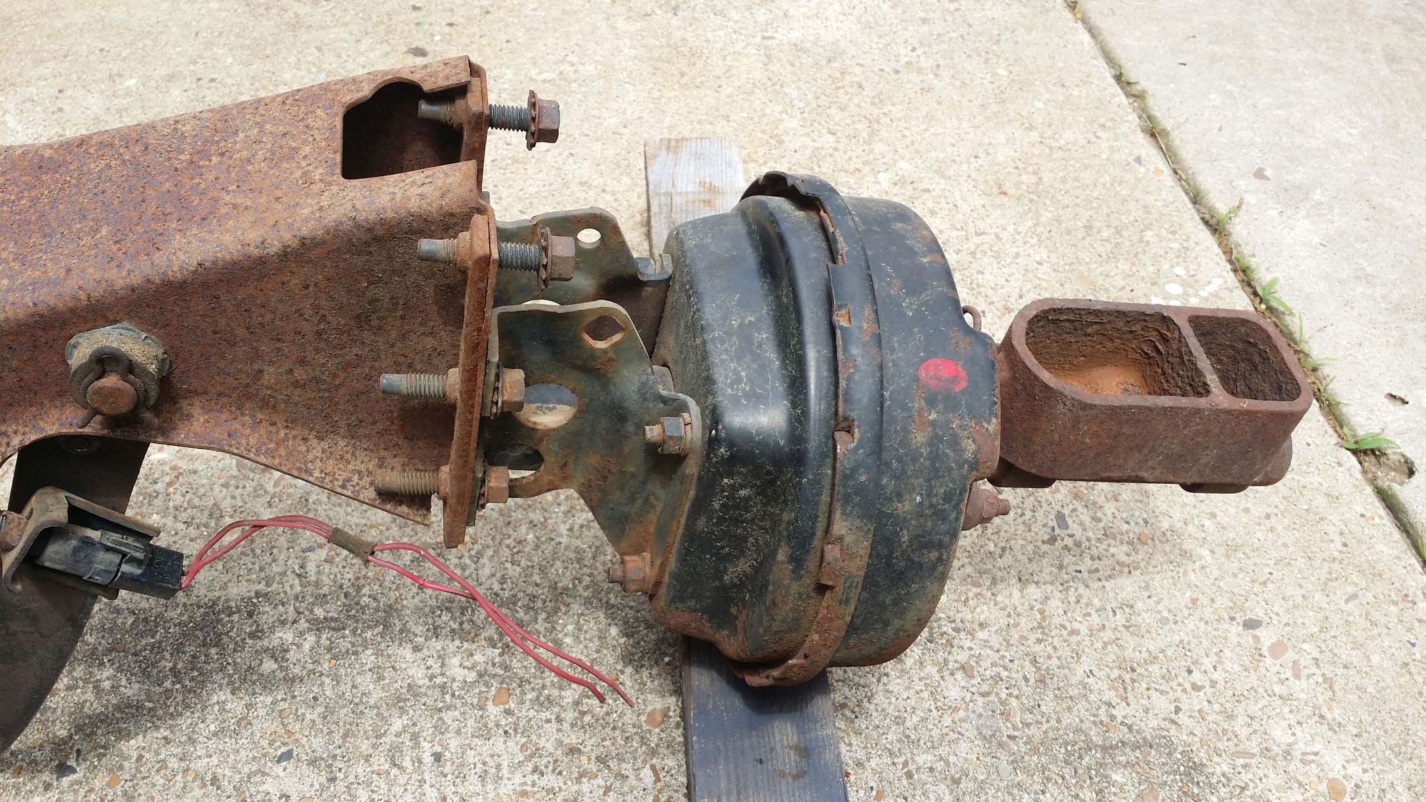 1966 F350 Brake Booster Master Cylinder upgrade Ford Truck