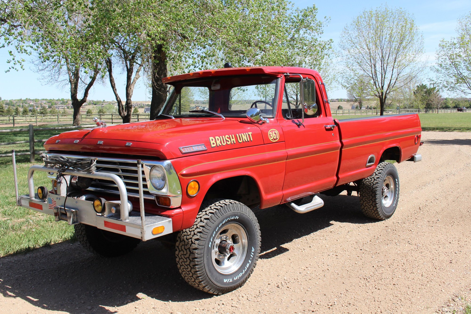 1967 Ford F-250 - 1967 Ford F250 4spd 4x4 Highboy - Used - VIN F26BCA52873 - 16,801 Miles - 6 cyl - 4WD - Manual - Truck - Red - Fort Collins, CO 80528, United States