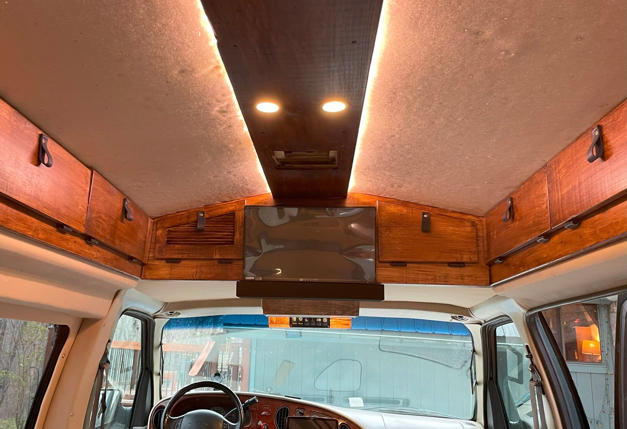 Front upper cabinet finished