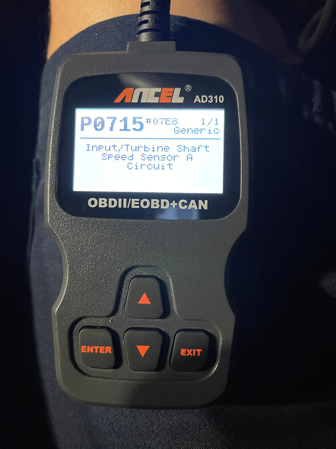 2018 XLT 3.3L V6 CODE P0715 Input/Turbine Shaft Speed Sensor A Circuit 2018 XLT 3.3L V6 CODE P0715 Input/Turbine Shaft Speed Sensor A Circuit