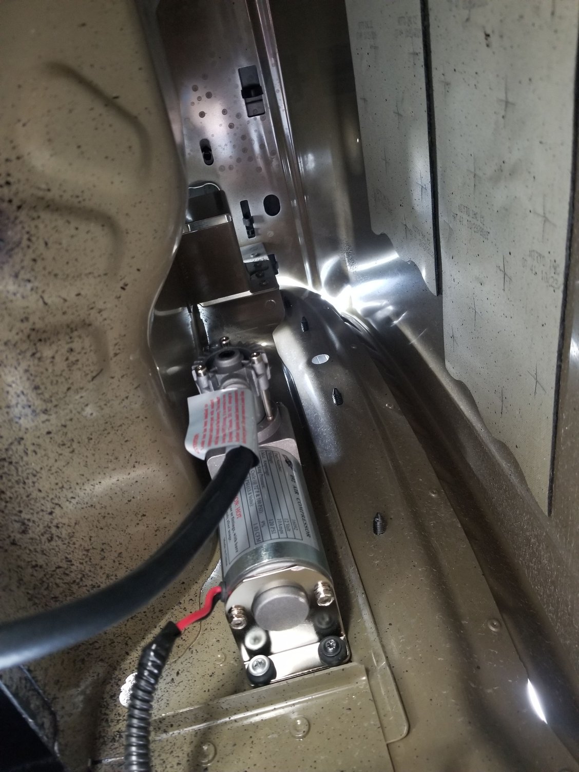 Air bag compressor install location suggestions Page 2 Ford Truck